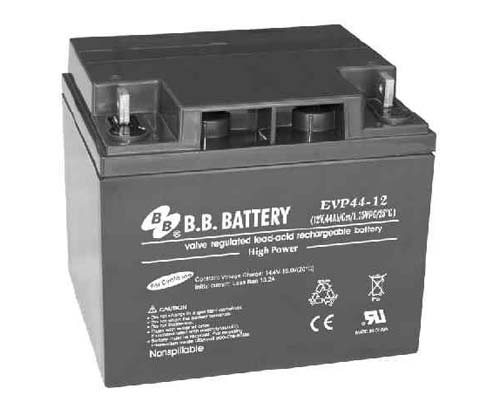 BB蓄电池EVP44-12（12V44AH）