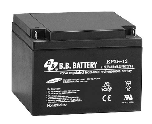 BB蓄电池EP26-12（12V26AH）